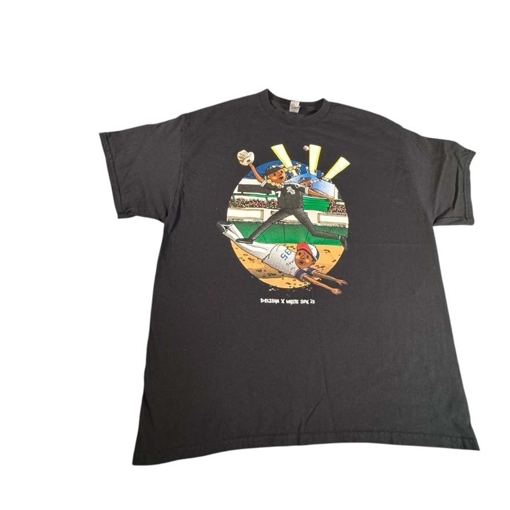 Delisha X Chicago White Sox 23 2023 Southside Baseball Stadium T Shirt Adult XL